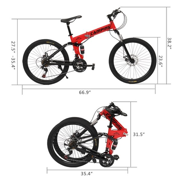 Camp folding mountain bike store
